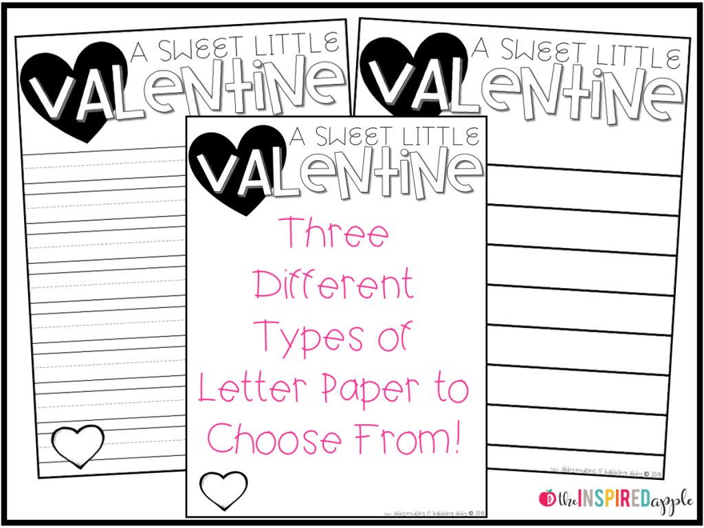 Valentine's Day Writing Activity - Babbling Abby