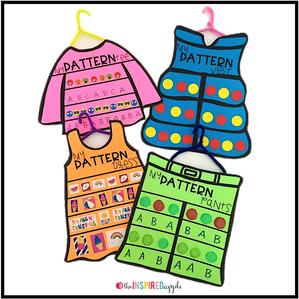 Pattern Laundry Math Craft Fun! Babbling Abby