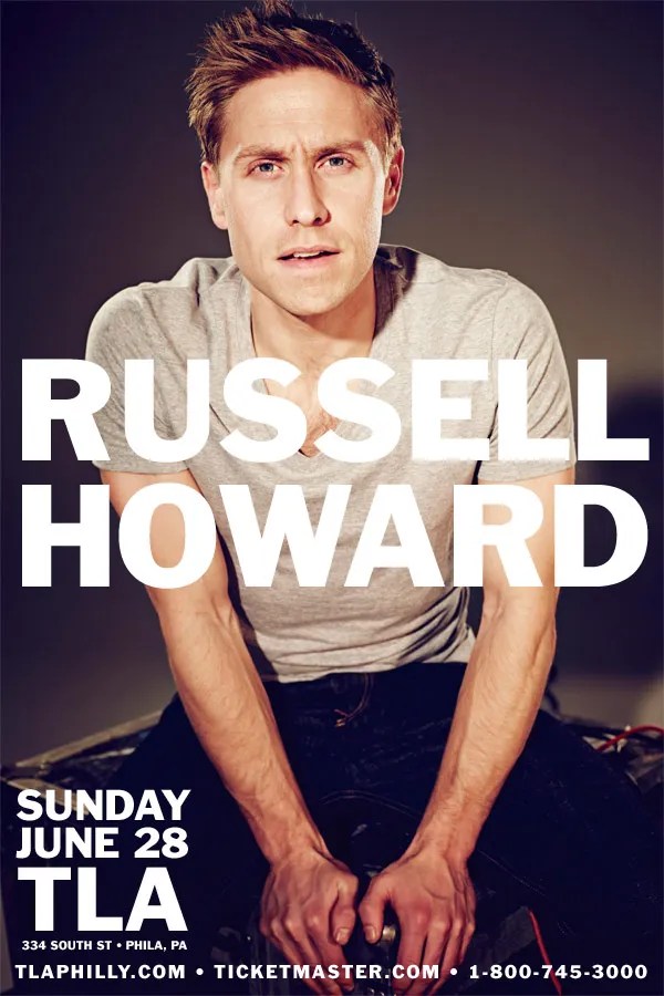 Performance by British Comedian Russell Howard Sunday June 28, 2015