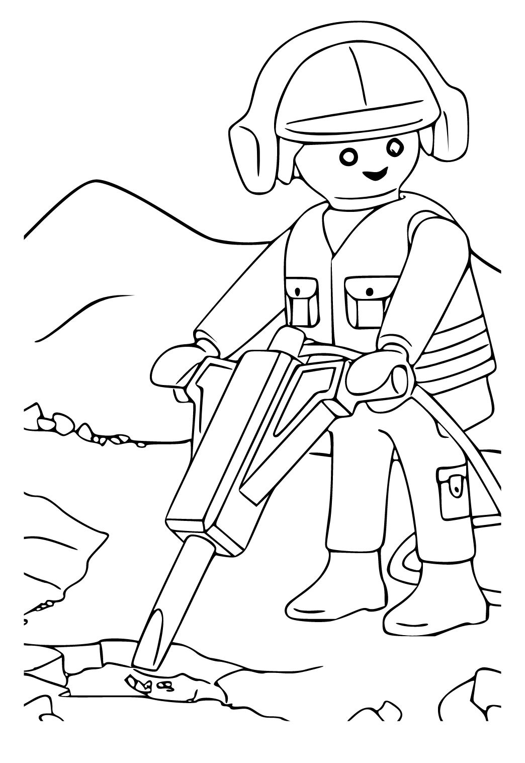 Kolorowanka Playmobil