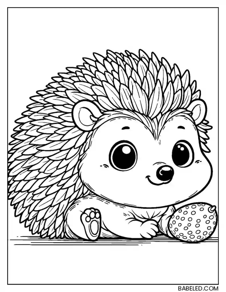 9 Free Printable Hedgehog Coloring Pages, Sheets and Pictures for