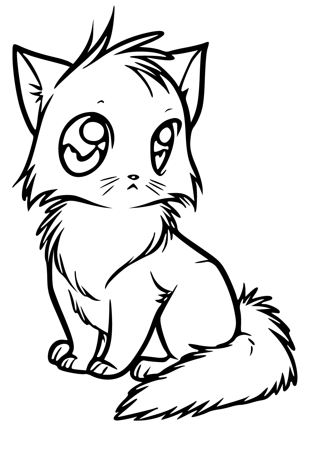 Kitten Color In Clipart