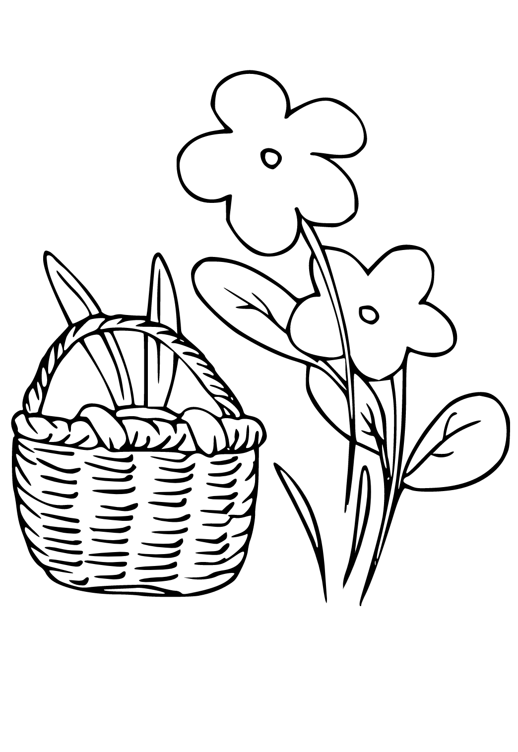 Picnic Basket Coloring Pages