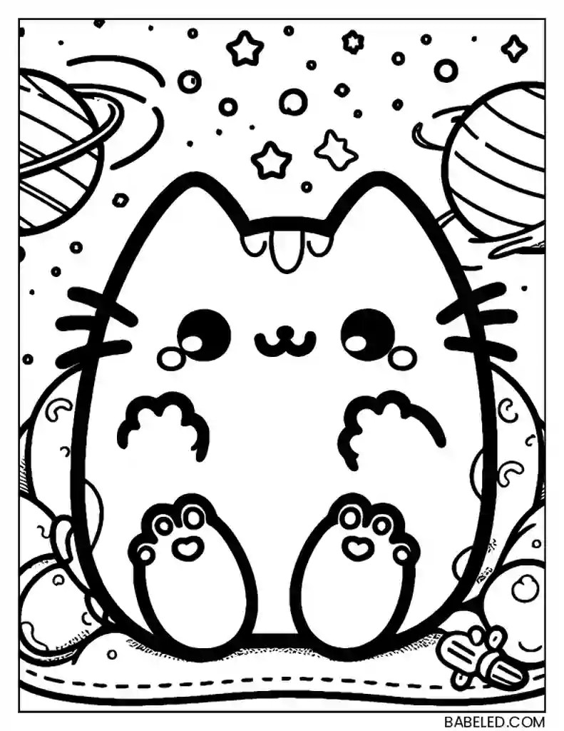 33 Free Printable Pusheen Coloring Pages, Sheets and Pictures for