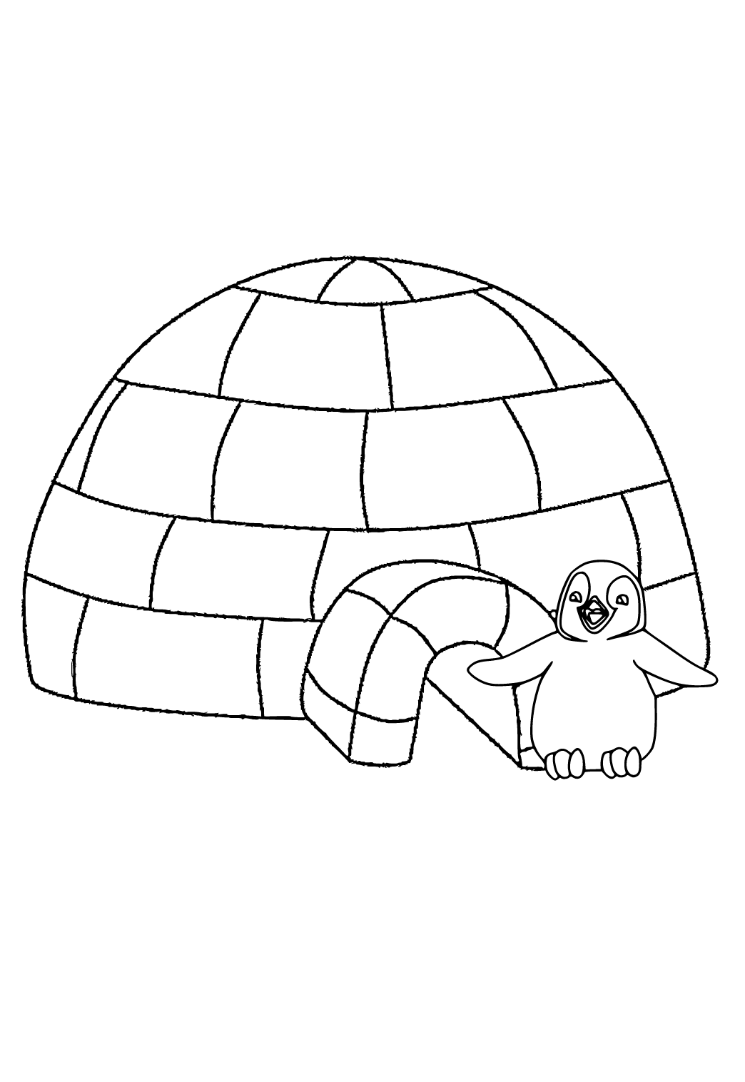 Top 120+ igloo drawing for kids seven.edu.vn