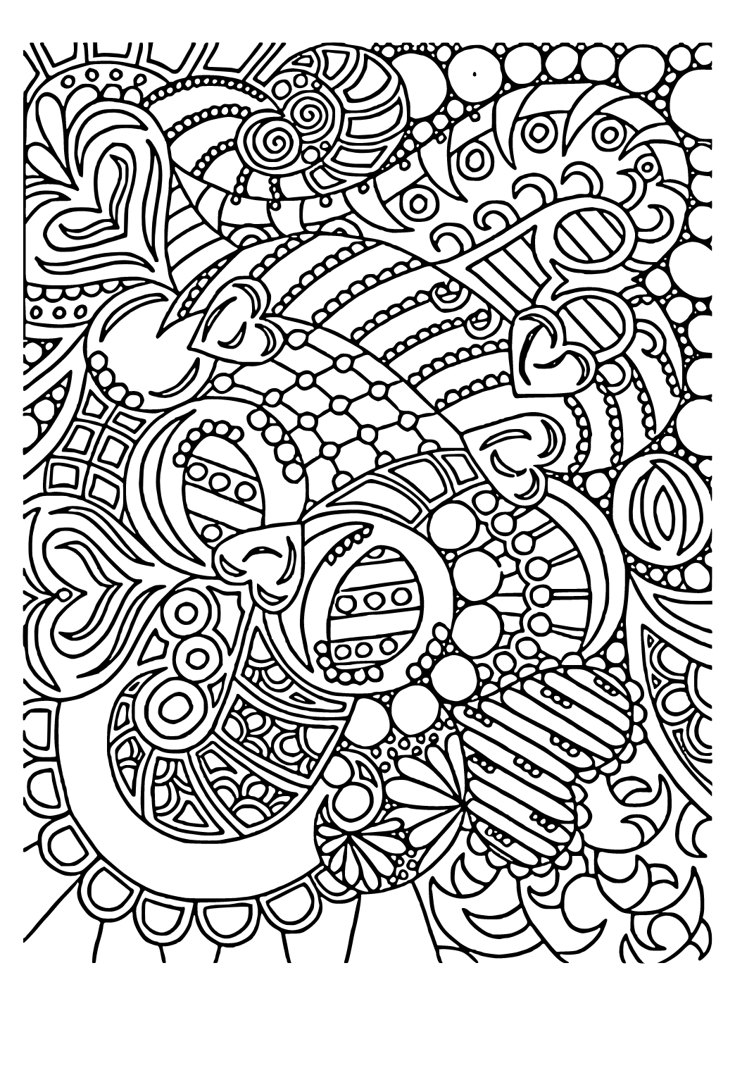 Hard Coloring Pages For Kids Printable