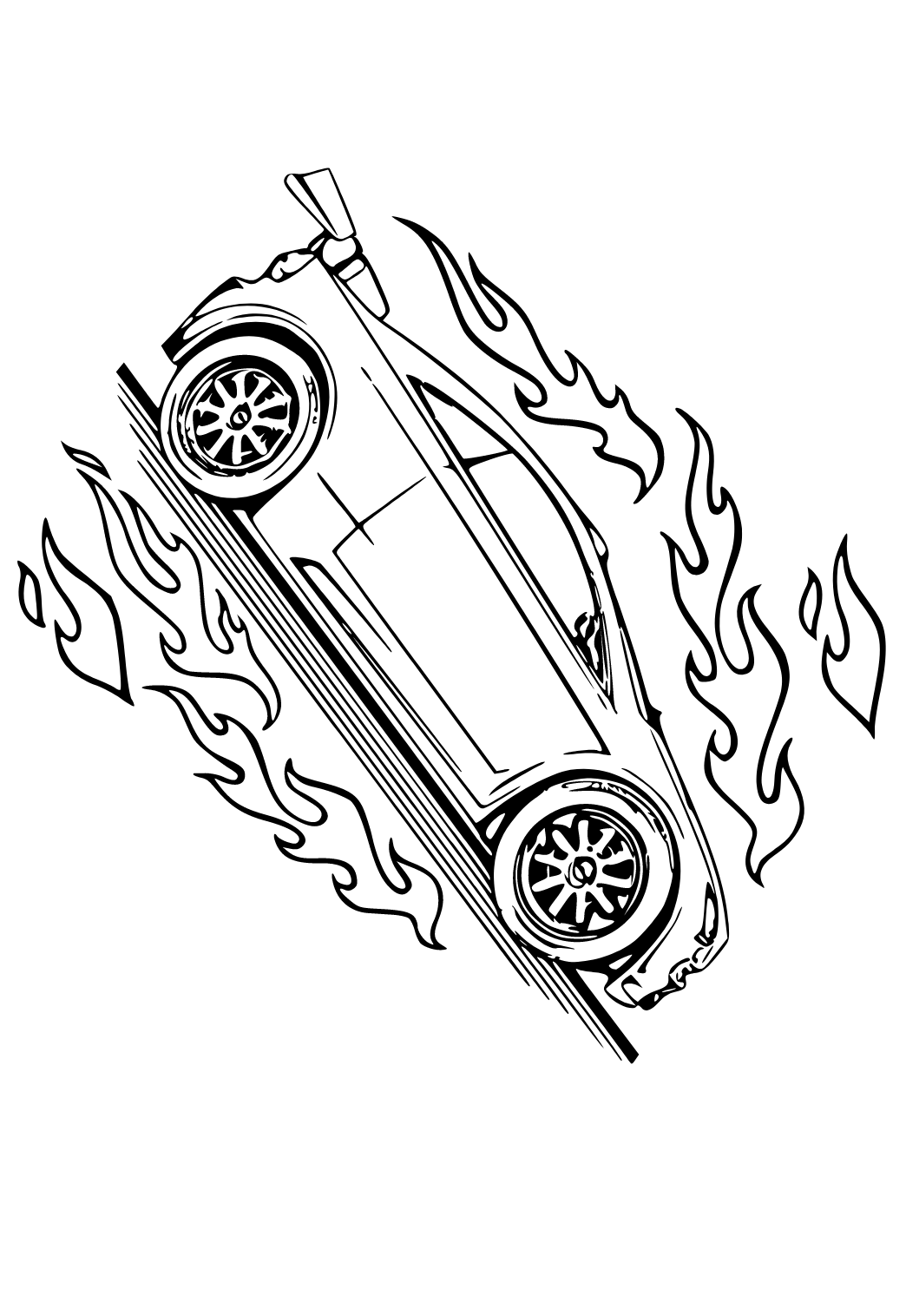 Hot Wheels Cars Coloring Pages