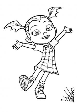5 Free Printable Vampirina Coloring Pages, Sheets and Pictures for
