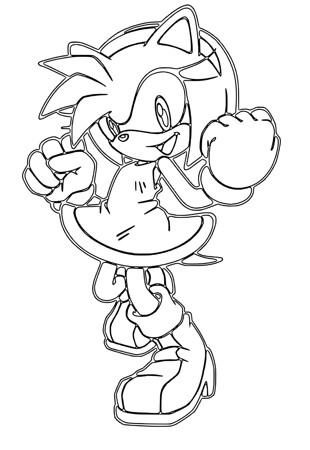 Desen Amy Rose Protecţie de Colorat Imprimabilă Gratuită, Foaie, Planșetă și Imagine Pentru