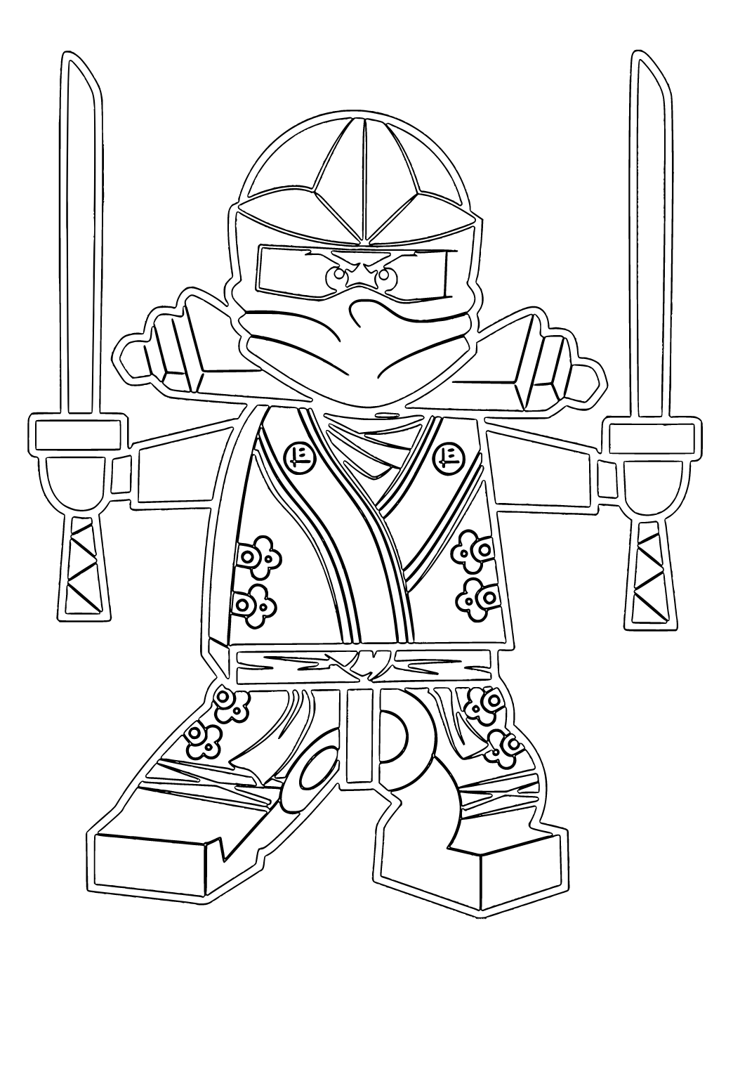 Lego Ninjago Vehicle Coloring Pages