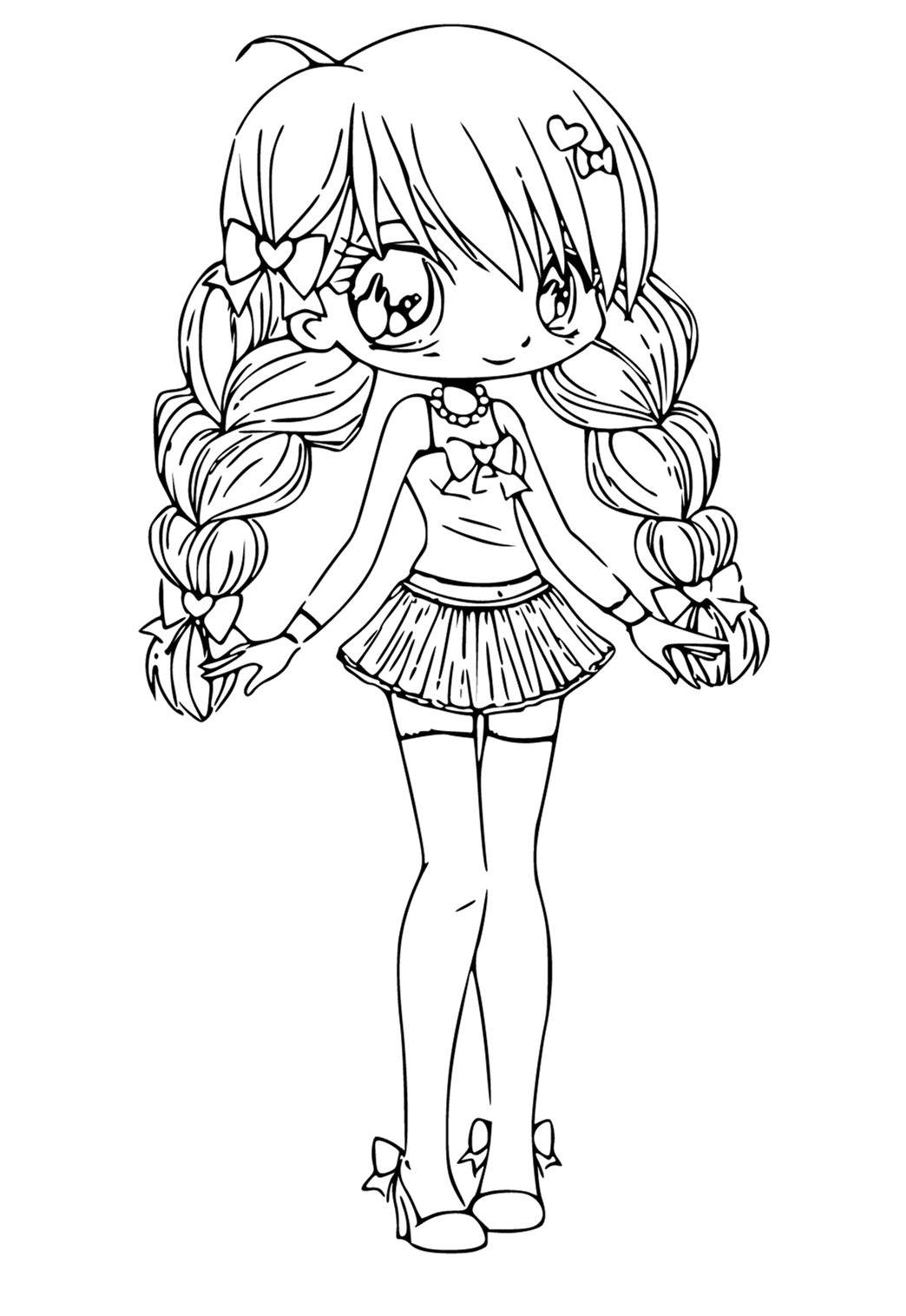 Cute Kawaii Printable Coloring Pages Sexiz Pix