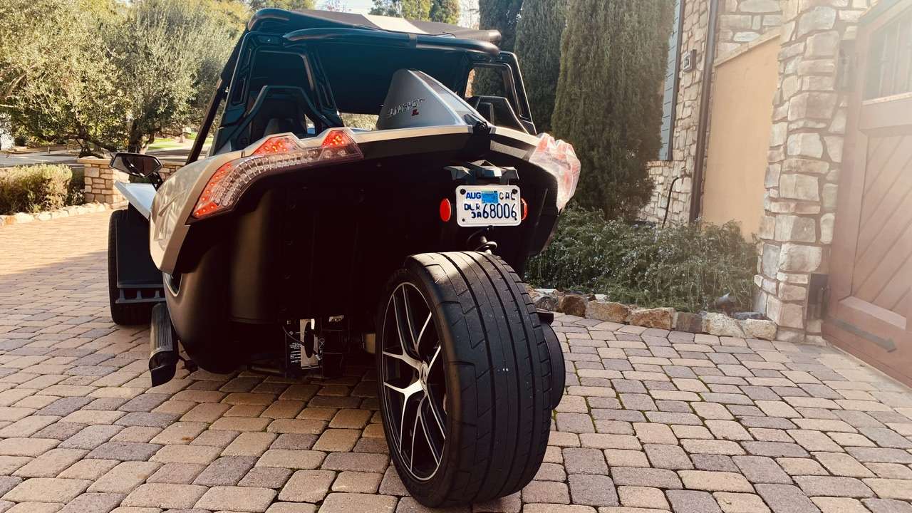 2016 Polaris Slingshot SL Model Gray On Black For Sale In San Diego.