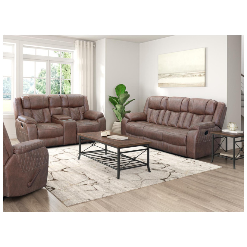 Showroom Albany Furniture 4380305/205 LUX BROWN SL