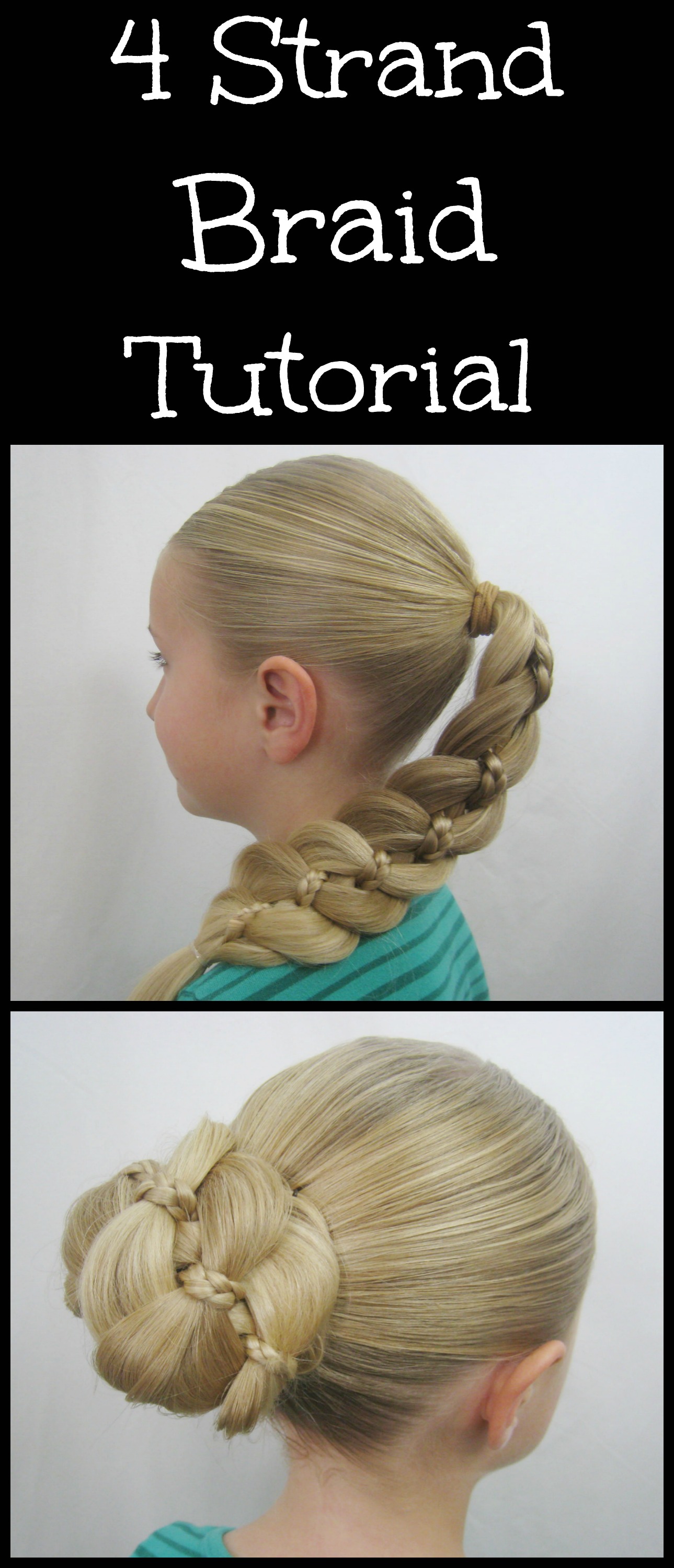 4 Strand Braid with a Micro Braid Babes In Hairland