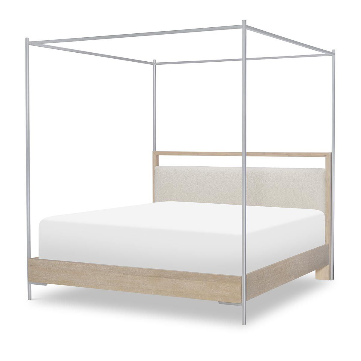 BISCAYNE QUEEN UPH BED W/CANOPY Babette's Furniture & Home