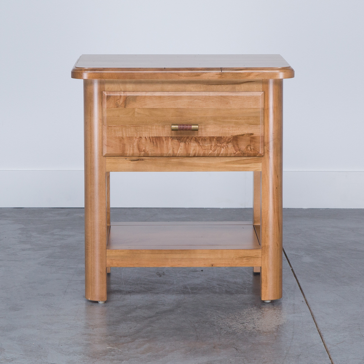 Bedroom HERITAGE MAPLE BEDSIDE TABLE Babettes Furniture Store