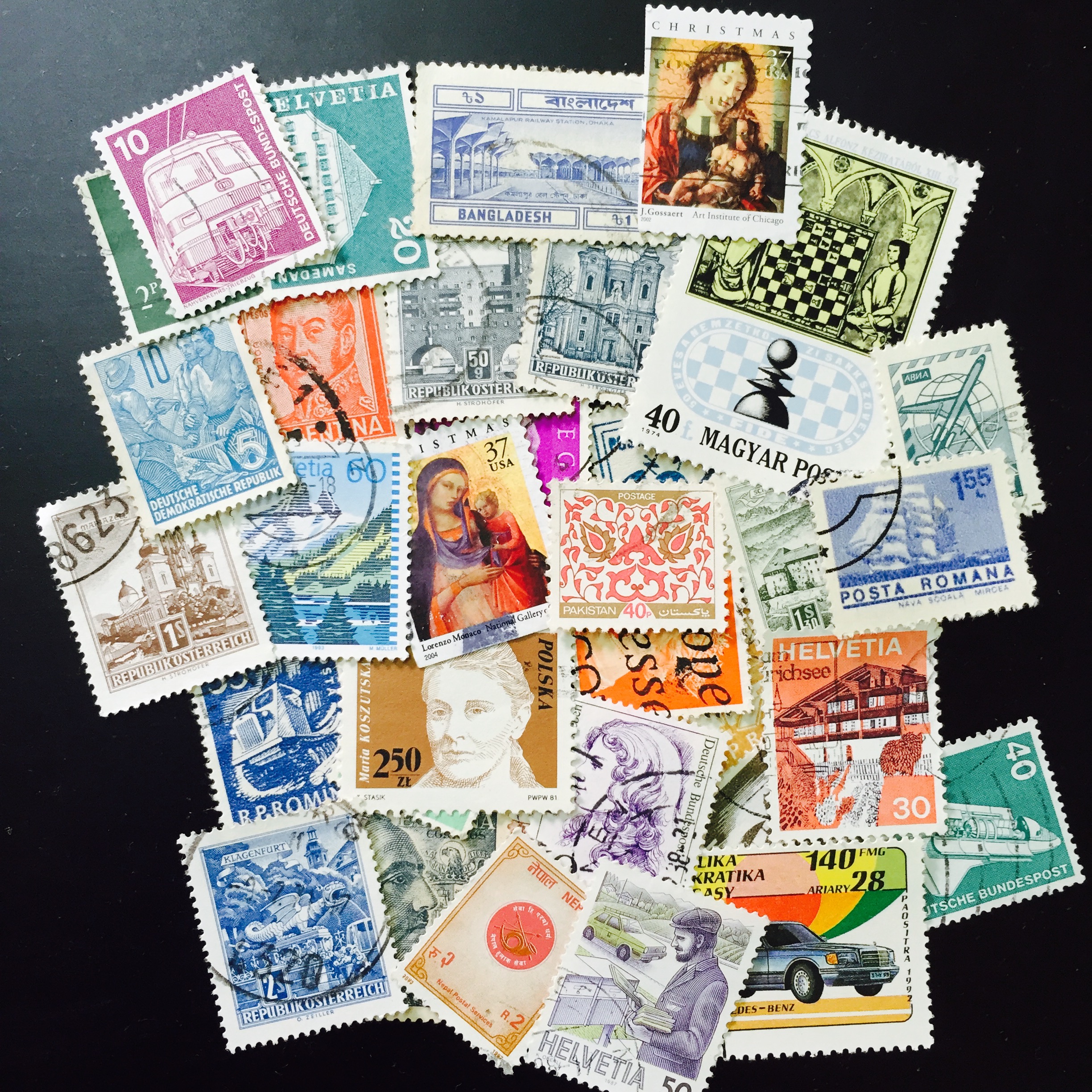 My Stamp Album Babe with a book