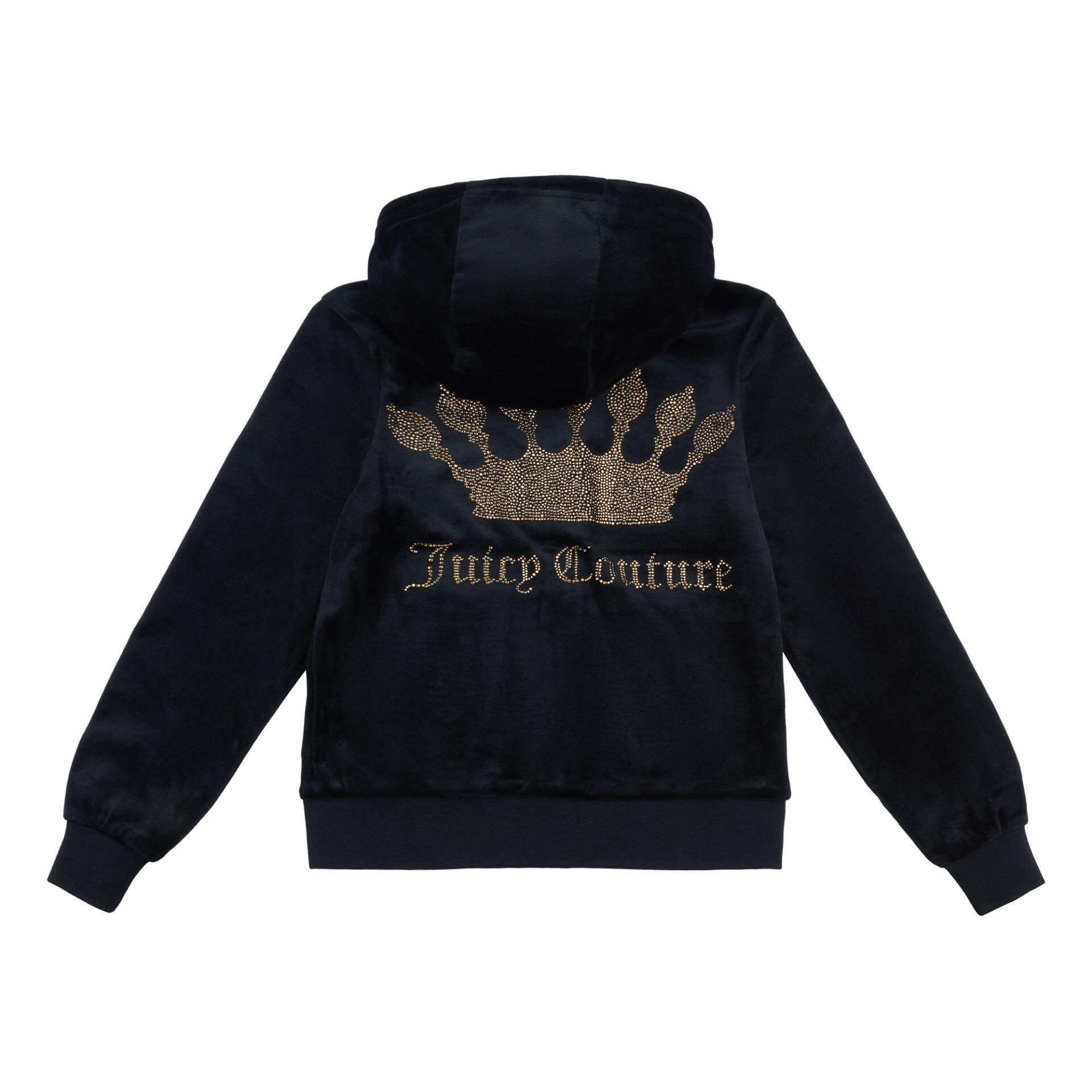 Juicy Couture Luxe Crown Diamante Velour Tracksuit Babies Blessings