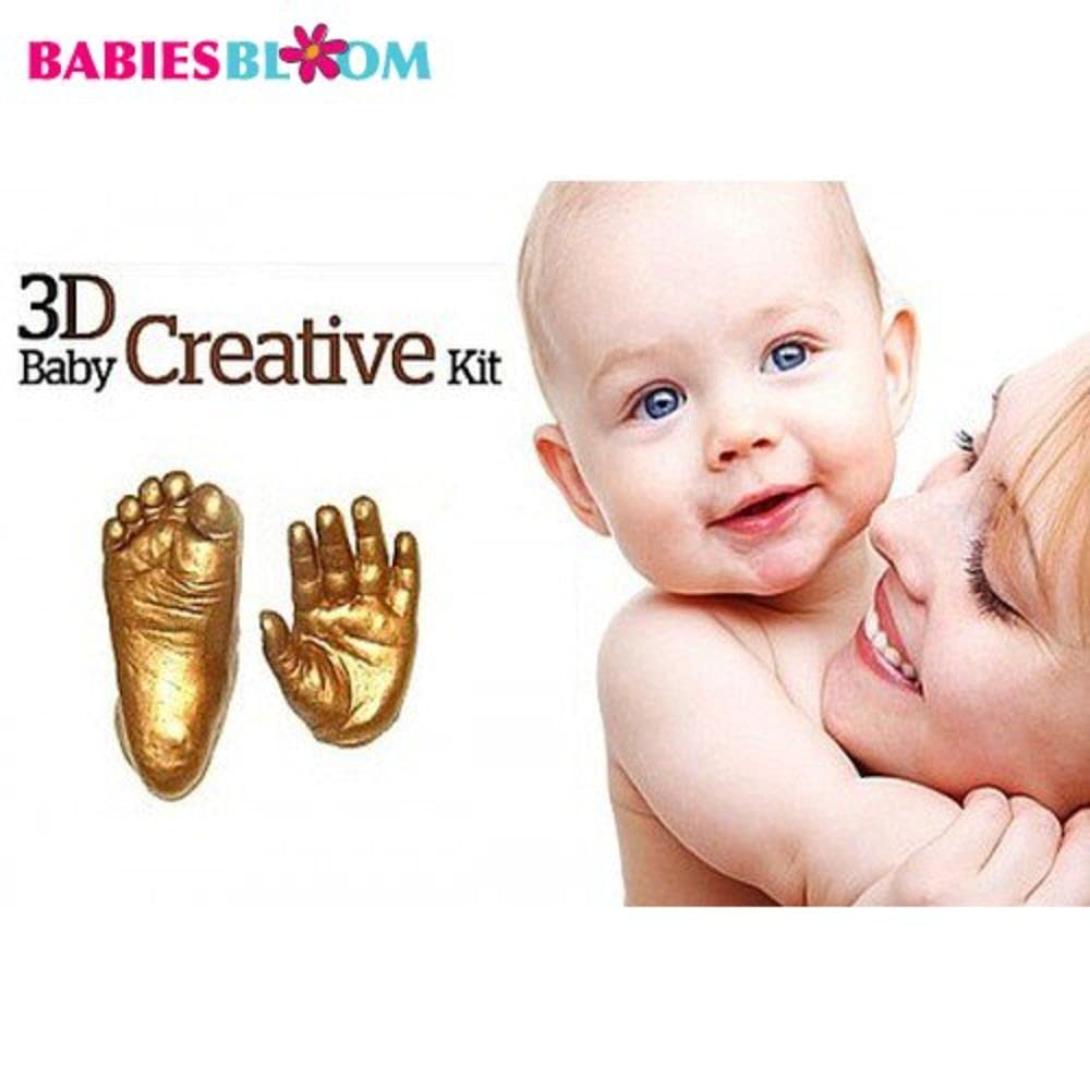Babies Bloom 3D Baby Hand and Footprint Kit with Photo Frame