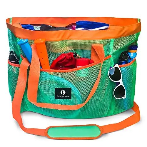 Suricata Mesh Beach Bag With Zipper Review