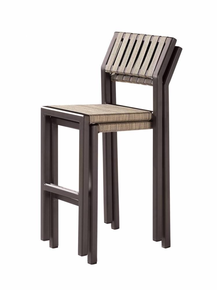 Amber Outdoor Armless Bar Stools