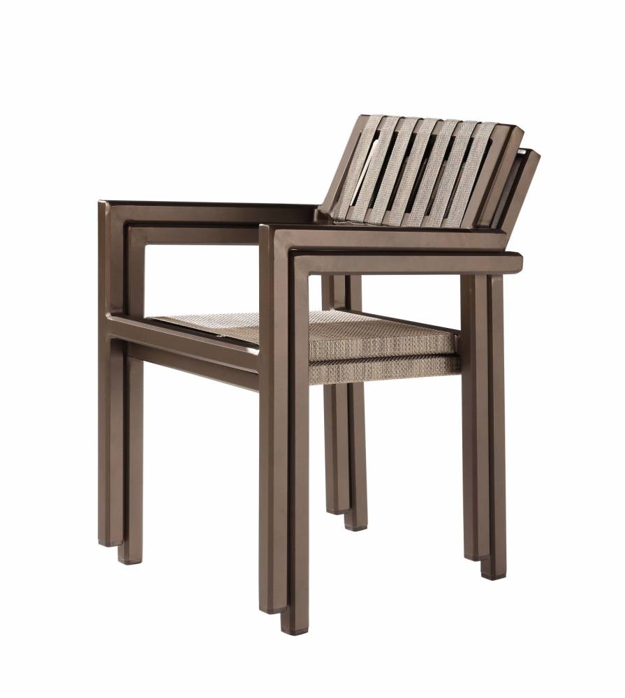 Amber Outdoor Dining Chair with Arms