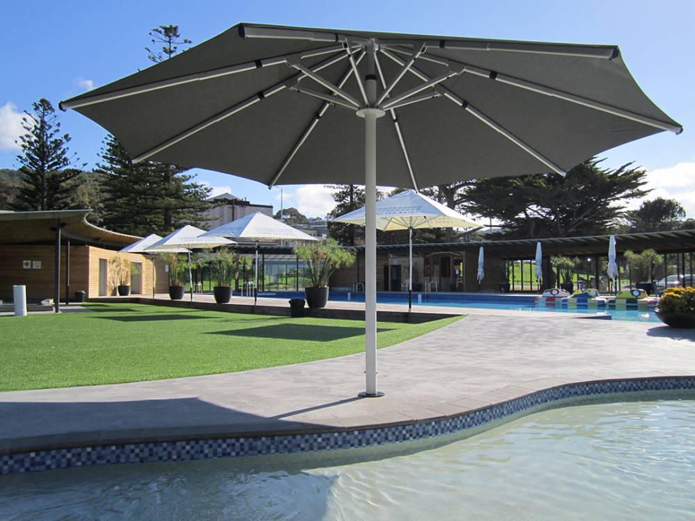 Nova Giant Centerpost Umbrella Residential and Commercial Patio