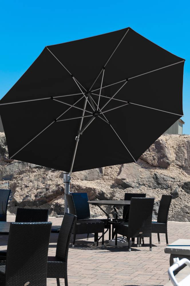 Eclipse Cantilever Square Umbrella Commercial Patio Umbrellas