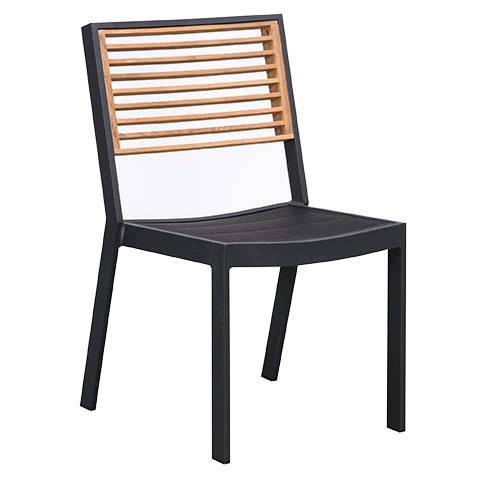 Avant Commercial Grade Outdoor Stackable Dining Chair Without Arms