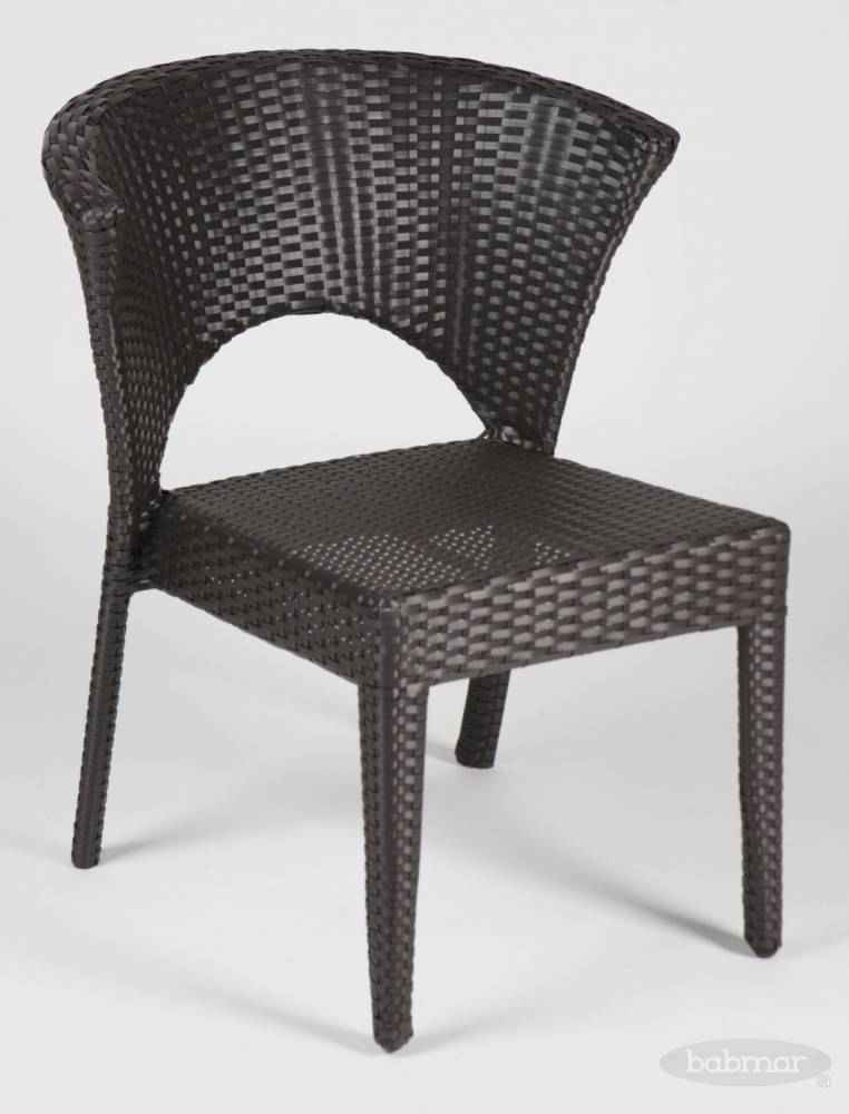 Capri Armless Dining Chair Patio Furniture Lawn Furniture Sets