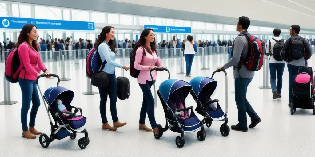 What strollers are allowed on airplanes? Baby and Bib