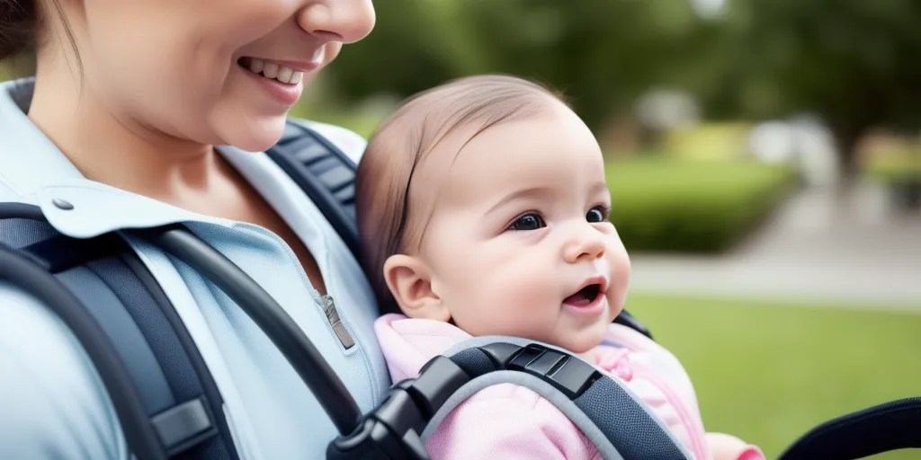 When can a baby face forward in a carrier? Baby and Bib