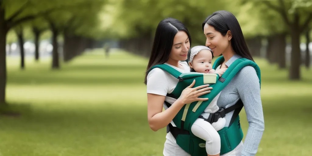 How to wear a baby carrier? Baby and Bib