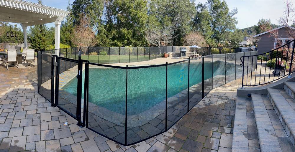 Swimming Pool Barrier Gate Baby Barrier® Pool Fence of San Jose