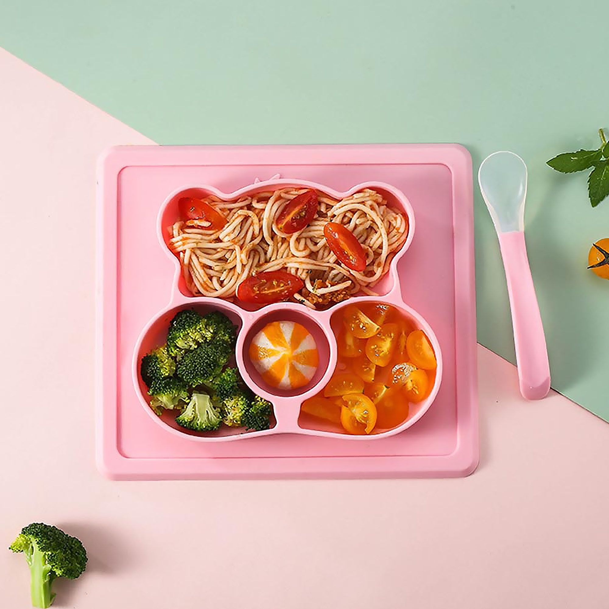 Baby Silicone Plate, Suction Plates for Babies, Baby Food Mat with