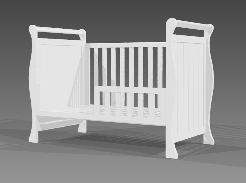 BC. Luxury Baby Cot Set Baby Boat Trading