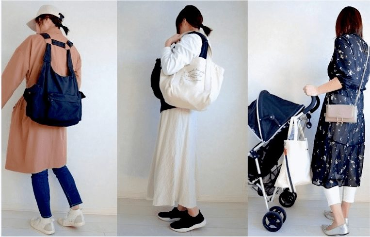 Duiのリュックと合わせた 】バッグ2個持ちスタイル｜ ナチュラル服や雑貨のファッション通販サイト ナチュラン 3大タイプ別】おしゃれも実用性も叶えたい！2021年版マザーズバッグ事情