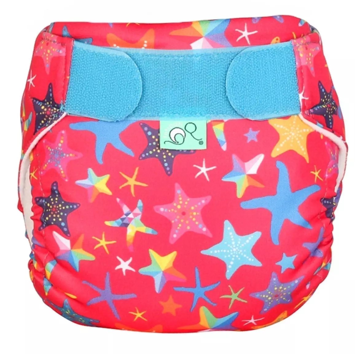Totsbots Couche de piscine lavable Etoile de mer Babygreen