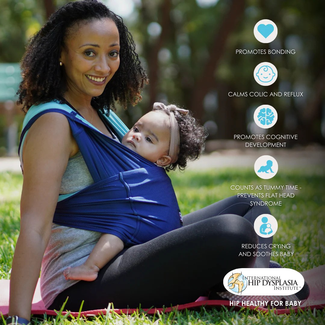 Baby K’tan Active Oasis Baby Carrier Blue/Turquoise Baby K'tan