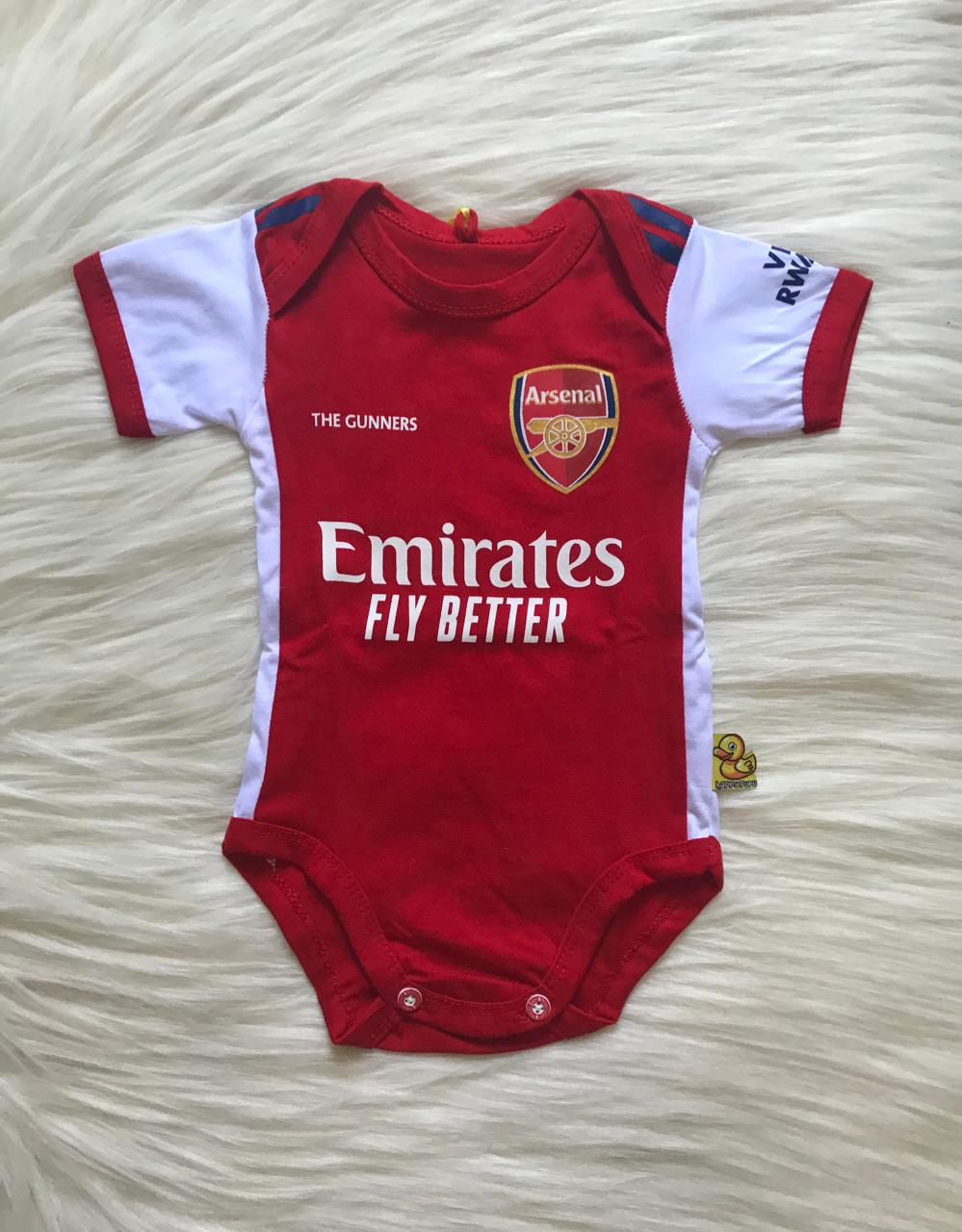 Melomoo Baby Football Jumper Arsenal Home Clothing Set