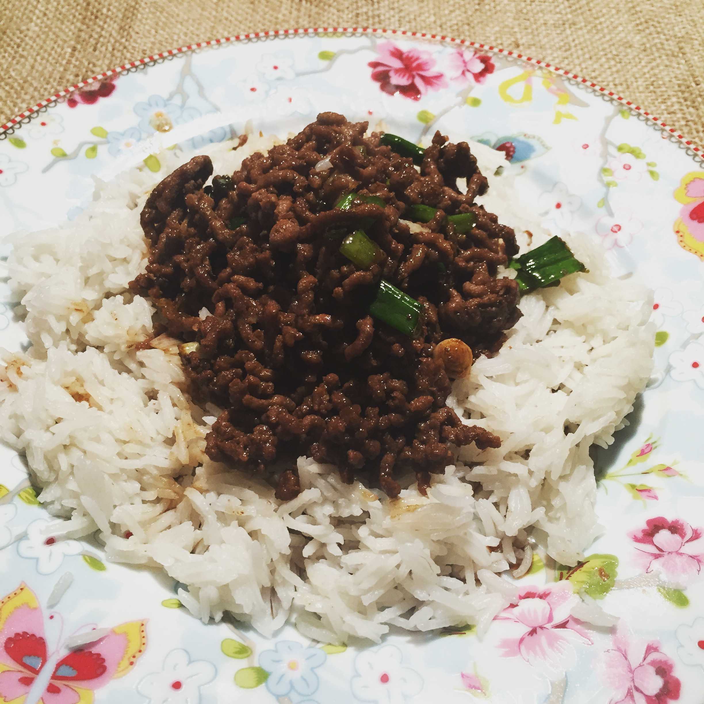 Sweet Mince and Rice Baby Led Weaning