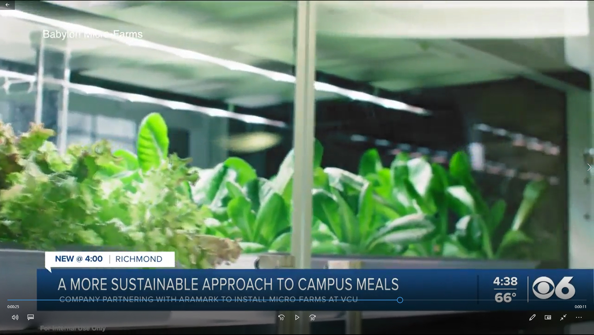 Babylon Featured on WTVR CBS6 Babylon MicroFarms