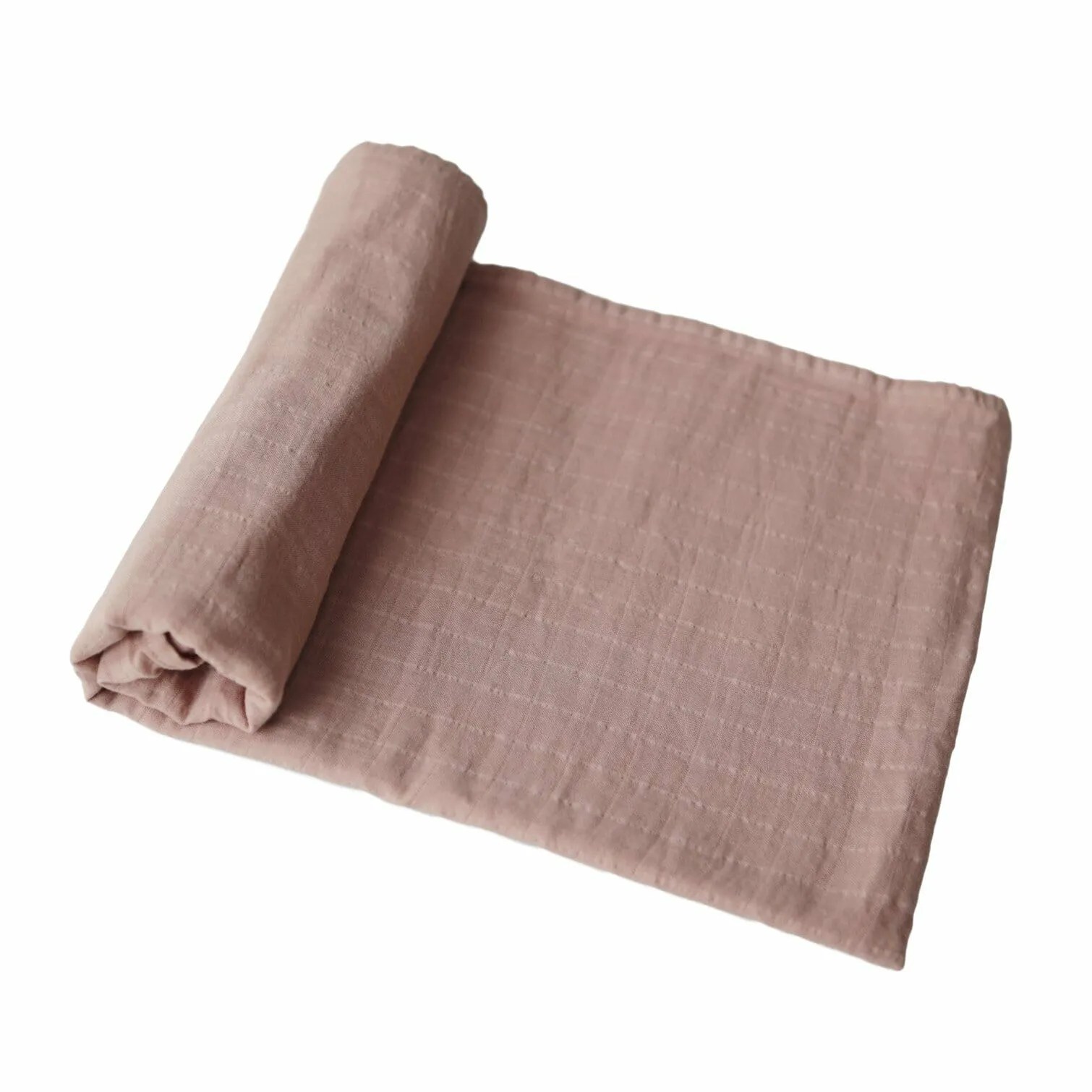Mushie Muslin Swaddle Blanket Organic Cotton Natural Baby Naya