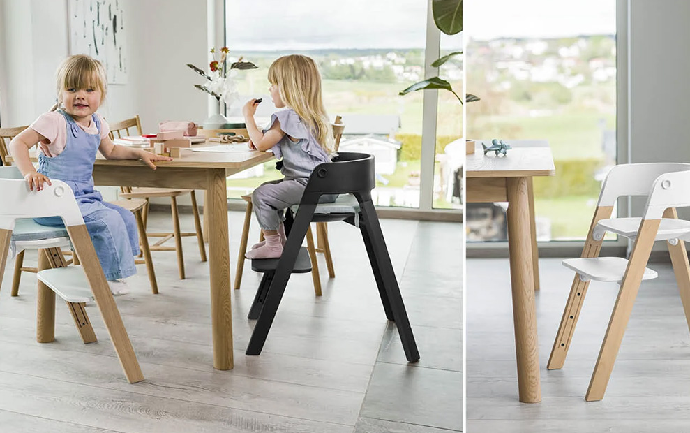 The difference between Stokke® high chairs Baby Plus