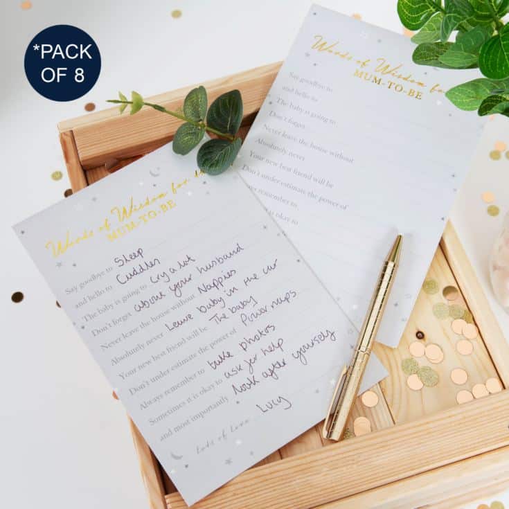 Words of Wisdom Cards Babyshower Ireland