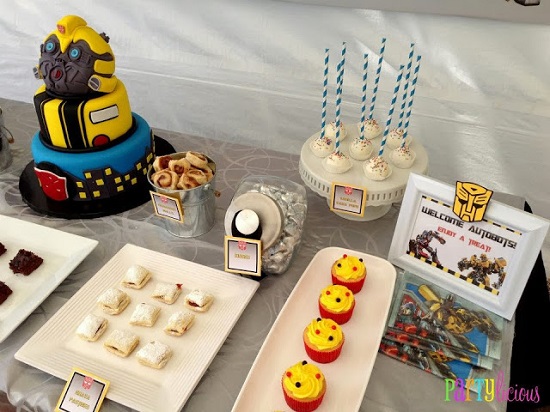 Classic Transformer Themed Birthday Party Baby Shower Ideas 4U