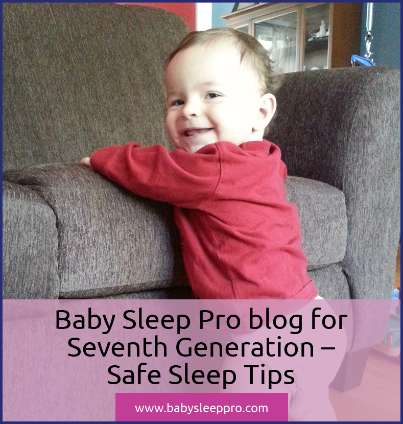 Baby Sleep Pro blog for Seventh Generation Safe Sleep Tips Baby