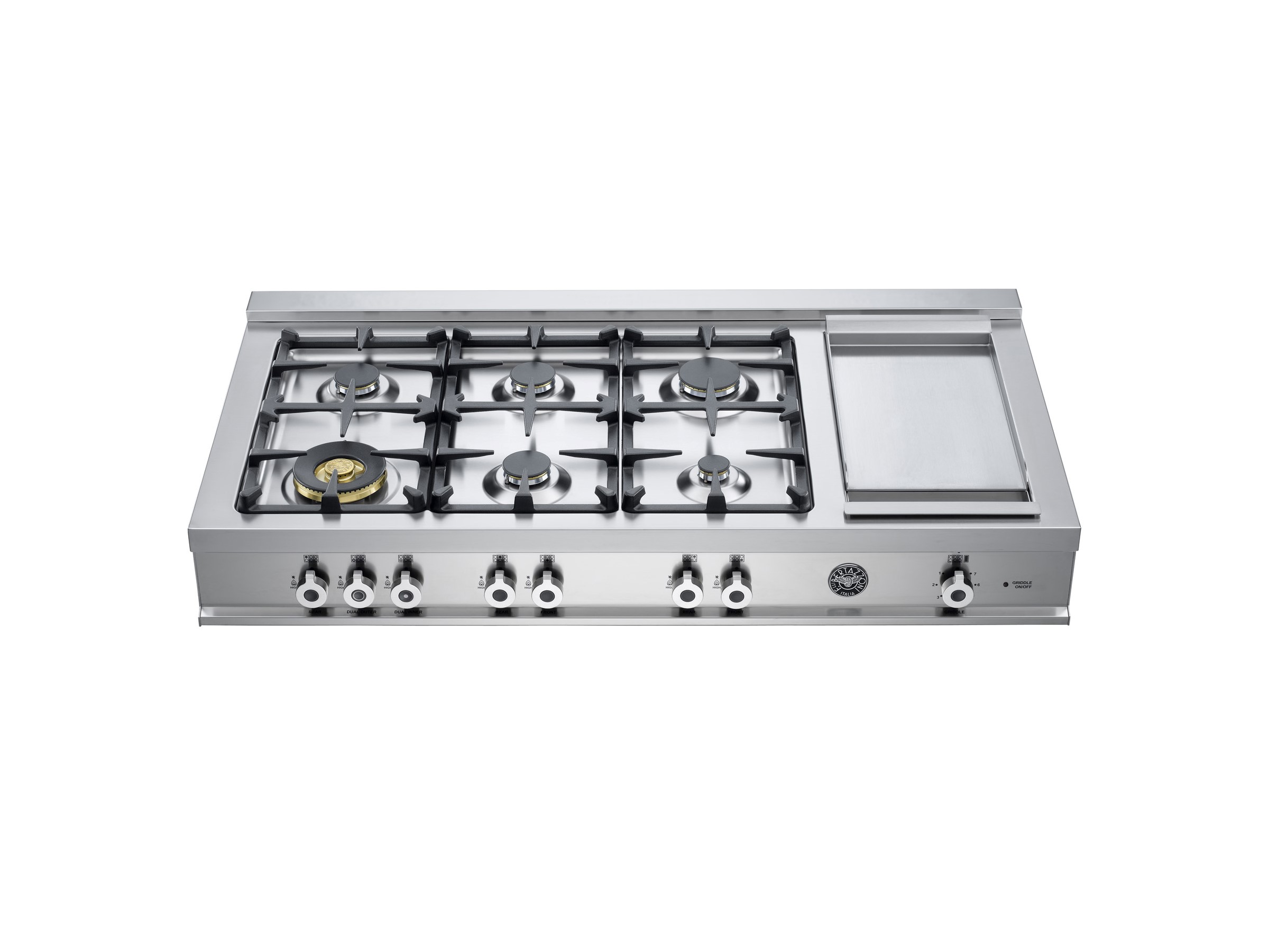 Bertazzoni Rangetop 6 Hornillas y Plancha 122cm Baccessory