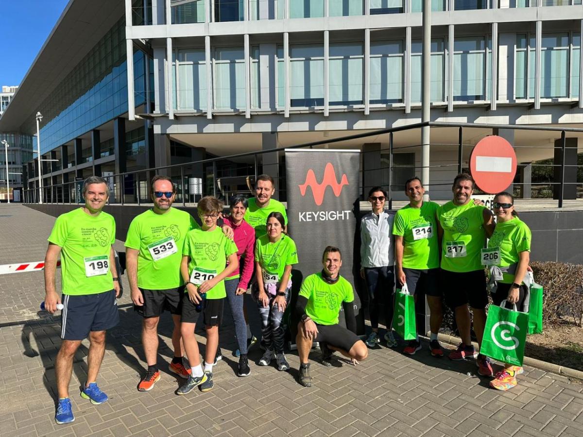 CSRWire Keysight Employees in Spain Participate in Charity Run To