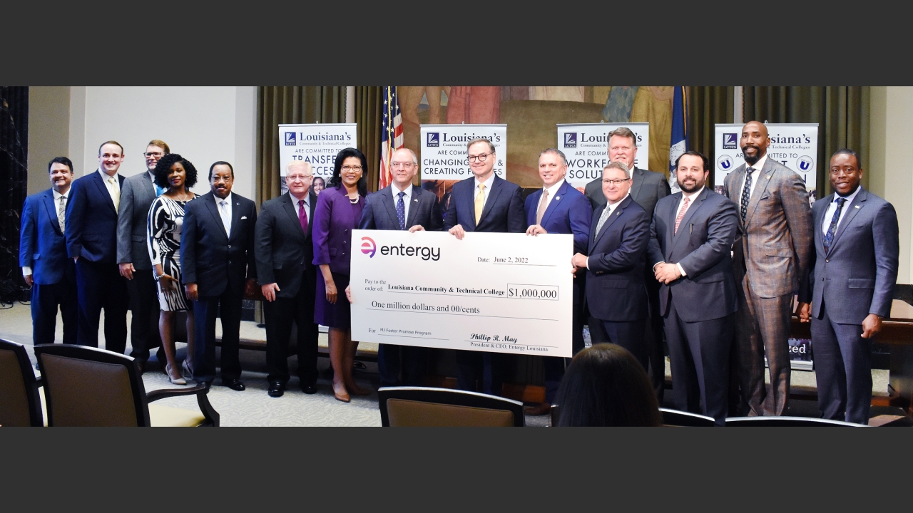 CSRWire Entergy Louisiana Providing 1 Million to Help Jumpstart LCTCS Implementation of MJ